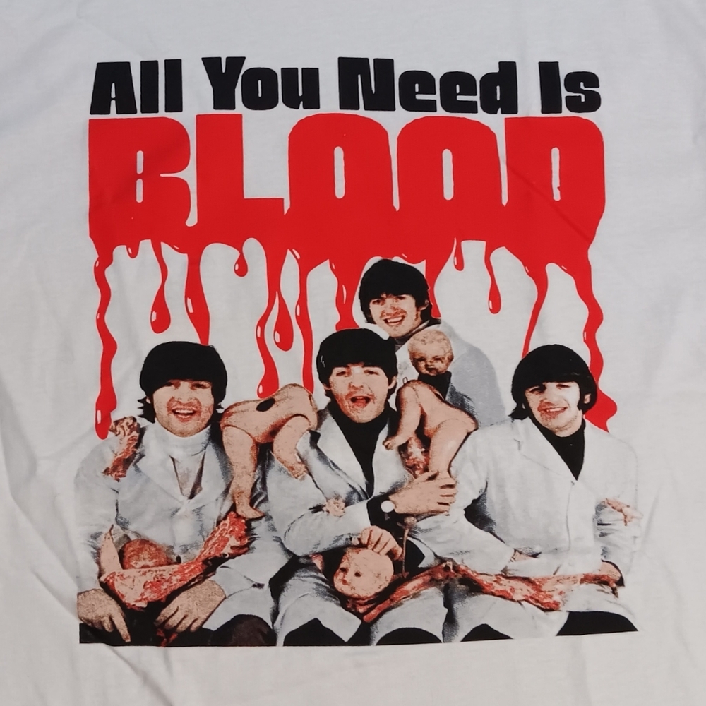 All You Need Is Blood The Beatles Yesterday and Today t-shirt